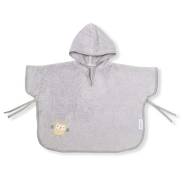 Πόντσο Βρεφικό Owlet Grey Funna Baby