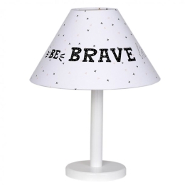 Επιτραπέζιο Φωτιστικό Παιδικό - Πορτατίφ Be Brave Ε27 max 60W 40x29cm Powder Pink Funna Baby