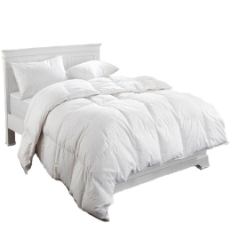Πάπλωμα Πουπουλένιο White Viopros Υπέρδιπλο 220x240cm Πούπουλο-Φτερό
