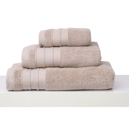 Πετσέτα Με Φάσα Soft Sand Anna Riska Προσώπου 50x100cm 100% Βαμβάκι