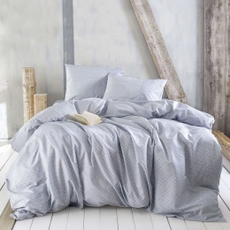 Σεντόνι Next Σετ 4Τμχ Porsia Blue Rythmos Υπέρδιπλο 230x260cm Βαμβάκι-Πολυέστερ