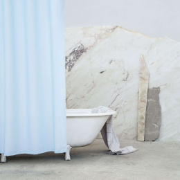 Κουρτίνα Μπάνιου Essential - Blue Nima 180Πx200Υ 180x200cm Πολυέστερ