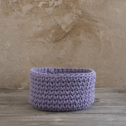 Καλάθι 23x14 Panier Lavender Nima Βαμβάκι-Πολυέστερ