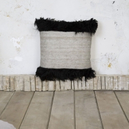 Μαξιλάρι Διακοσμητικό (Με Γέμιση) - Dalston Beige Nima 45X45 45x45cm Μαλλί-Viscose
