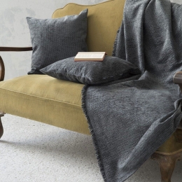 Ριχτάρι Blend Grey Nima Πολυθρόνα 180x180cm Ακρυλικό-Πολυέστερ