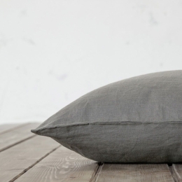Σεντόνι Linen Dark Grey Nima Υπέρδιπλο 240x260cm Λινό