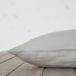 Σεντόνι Linen Light Grey Nima Υπέρδιπλο 240x260cm Λινό