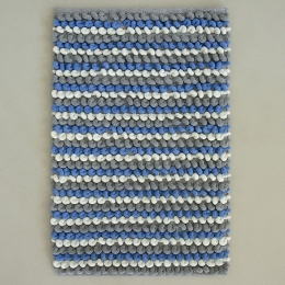 Πατάκι Μπάνιου Mantle Blue-Grey Nima 70 x 110 Βαμβάκι-Πολυέστερ