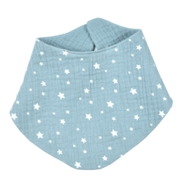 Σαλιάρα Βρεφική Μπαντάνα Σχ. 371 Muslin Ciel Baby Oliver 30x30cm