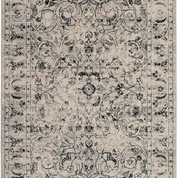 Χαλί Antares 57201/6696 Ecru-Black Carpet Couture 200X290cm