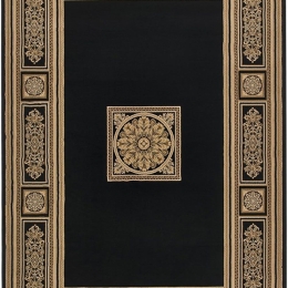 Χαλί Antares 57801/3233 Black-Gold Carpet Couture 133X195cm