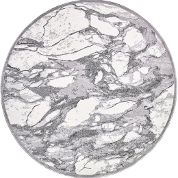 Χαλί Gabrielle 694E/Q13 Round White-Grey Carpet Couture 195X195cm Round