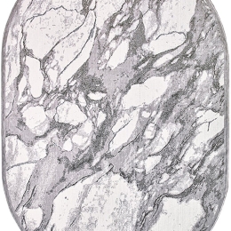 Χαλί Gabrielle 694E/Q13 Oval White-Grey Carpet Couture 195X300cm Oval