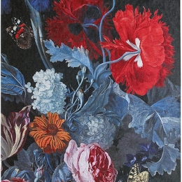 Χαλί Sicily Flower Two Black-Blue Carpet Couture 155X230cm