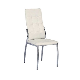 Καρέκλα Erina Cream  11-1538 44X55X100cm Μέταλλο,Τεχνόδερμα