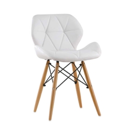 Καρέκλα Margo10-0066 47X53X72cm White Ξύλο,Πολυπροπυλένιο