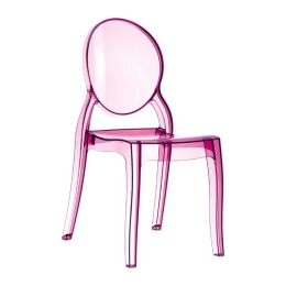 Καρέκλα Elizabeth Pink 32-0022 47X50X90cm Siesta Πολυπροπυλένιο