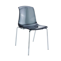 Καρέκλα Allegra Black 32-0066 50X54X84cm Siesta Μέταλλο,Πολυπροπυλένιο