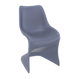 Καρέκλα Bloom Dark Grey 20-0026  50X58X85cm Siesta