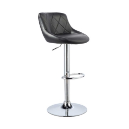 Σκαμπό Μπαρ Bar/84 Black 43-2375 37.5X47.5X60/82cm Μέταλλο,Τεχνόδερμα