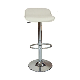 Σκαμπό Μπαρ Bar/3 Cream 43-2314 38X39X67/79cm Μέταλλο,Τεχνόδερμα