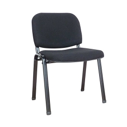 Καρέκλα Υποδοχής Μήλος Black 01-0200 54X59X78cm