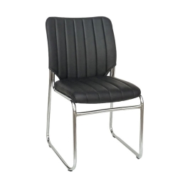 Καρέκλα Υποδοχής Bm102 Black 01-0222 51X58X85cm