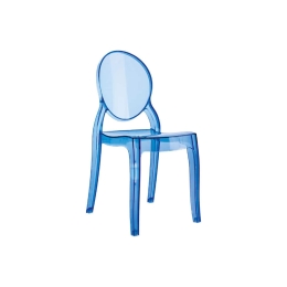 Καρέκλα Elizabeth Baby Blue 32-0172 30X34X63cm Siesta Πολυπροπυλένιο