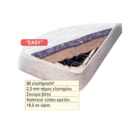 Στρώμα Easy 38-0106 190X90X18.5 cm Μονό