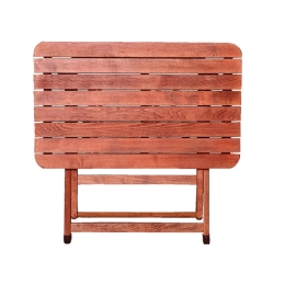 Τραπέζι Κερασί-Καρυδί 63-0030 100Χ60X74 cm
