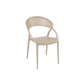 Καρέκλα Sunset Dove Grey 20-0193 54Χ56Χ82cm Siesta