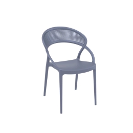 Καρέκλα Sunset Dark Grey 20-0192 54Χ56Χ82cm Siesta