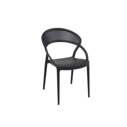 Καρέκλα Sunset Black 20-0191 54Χ56Χ82cm Siesta