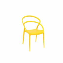 Καρέκλα Pia Yellow 20-0137 54Χ56Χ82cm Siesta
