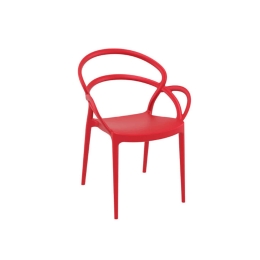 Πολυθρόνα Mila Red 20-0128 57X56X83cm Siesta