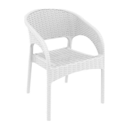 Πολυθρόνα Panama White 53-0009 Siesta