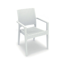 Πολυθρόνα Ibiza White 53-0012 Siesta