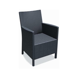 Πολυθρόνα California K/D Dark Grey 53-0070 59X63X42/90cm Siesta