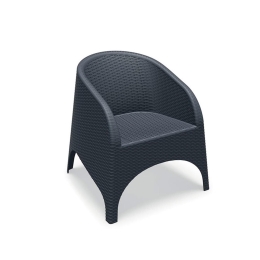 Πολυθρόνα Aruba Dark Grey 53-0006 Siesta
