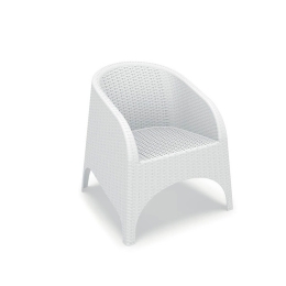 Πολυθρόνα Aruba White 53-0004 Siesta