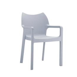 Πολυθρόνα Diva Silver Grey 20-0086 Siesta