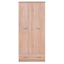 Ντουλάπα Top Mix 80χ57χ183 cm TO-SZF2D1S Δίφυλλη Μελαμίνη