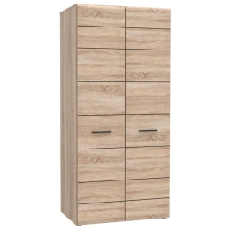Ντουλάπα Solo 91x58x197 cm TO-SOLO2D Δίφυλλη Μελαμίνη