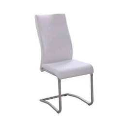 Καρέκλα Benson Ecru EM931,1 46X52X97 cm Σετ 4τμχ Μέταλλο,Τεχνόδερμα