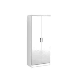 Ντουλάπα Life White E8381,1 80X42X180 cm Δίφυλλη Μελαμίνη
