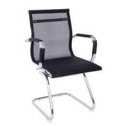 Καρέκλα Υποδοχής BF3200V Black EO228 54x59x95 cm Σετ 2τμχ