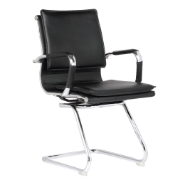 Καρέκλα Υποδοχής BF3600V Black EO244 54x59x95 cm Σετ 2τμχ