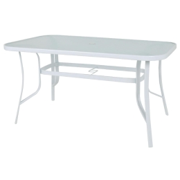 Τραπέζι Rio White Ε2502,2 140X80X71 cm