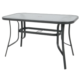 Τραπέζι Rio Anthracite  Ε2502 140X80X71 cm