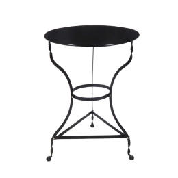 Τραπέζι Παραδοσιακό KD Black Ε8501,7 Φ60Χ71 cm